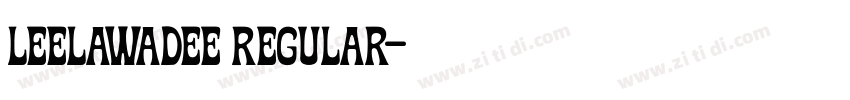 Leelawadee Regular字体转换 Leelawadee Regular字体转换